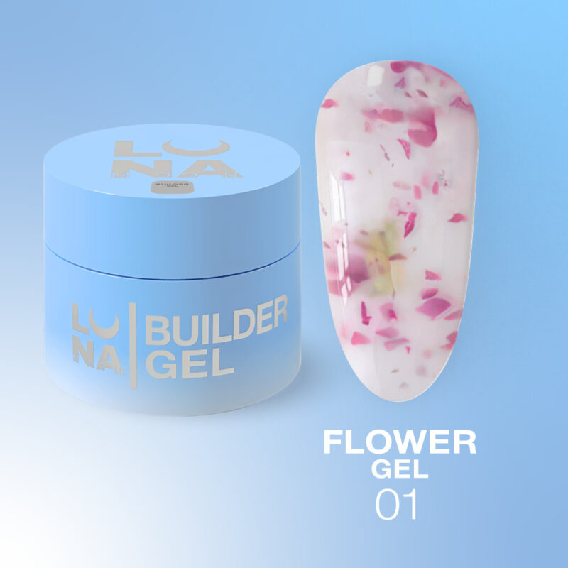 LUNAmoon Flower Gel építő zselé 01 - 15ml
