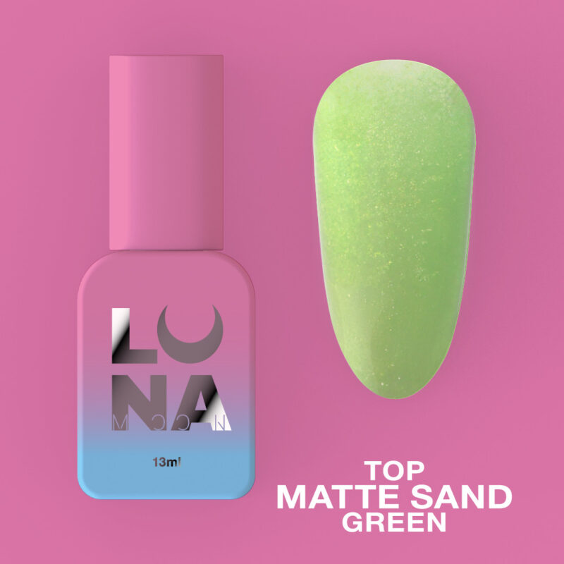 LUNAmoon Top Matte Sand Green - 13ml